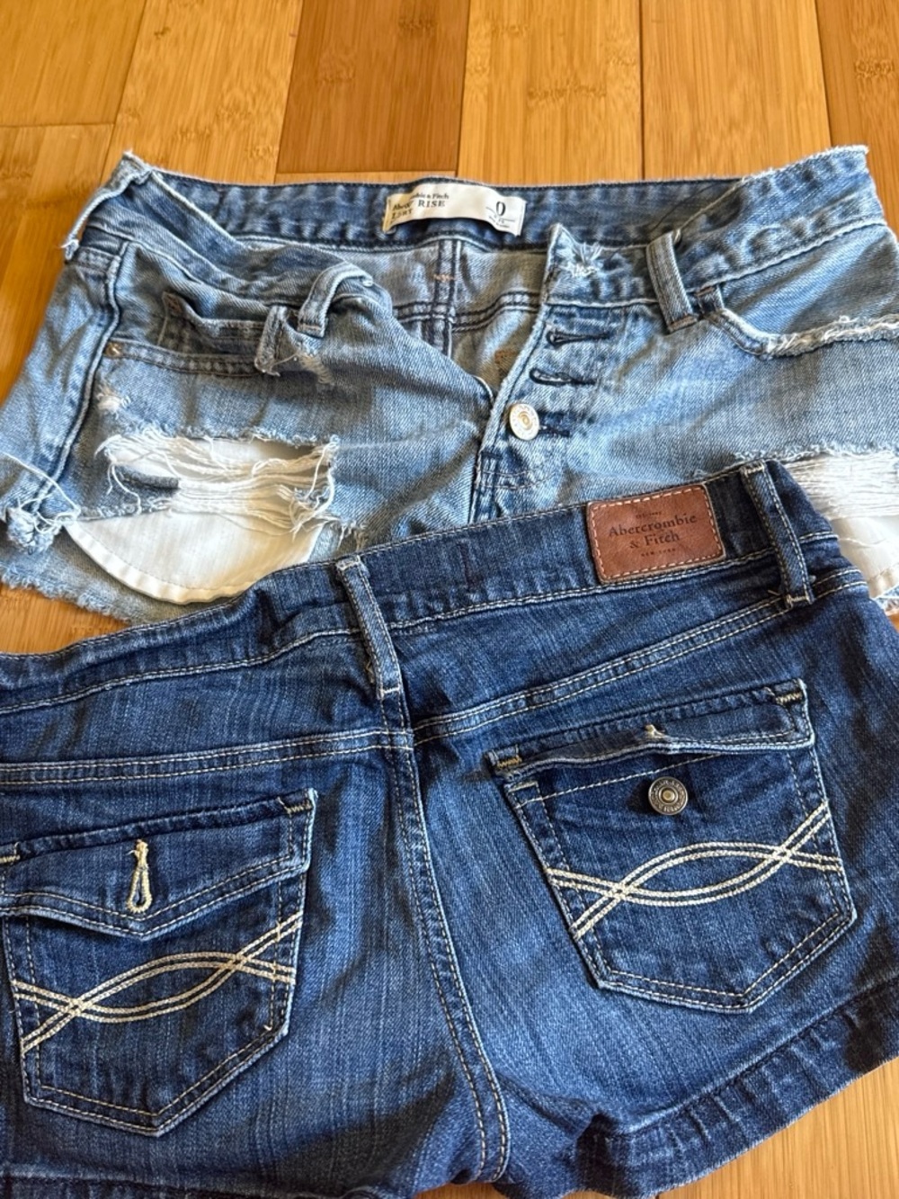 Vintage Abercrombie and fitch Jean shorts bundle mini shorts